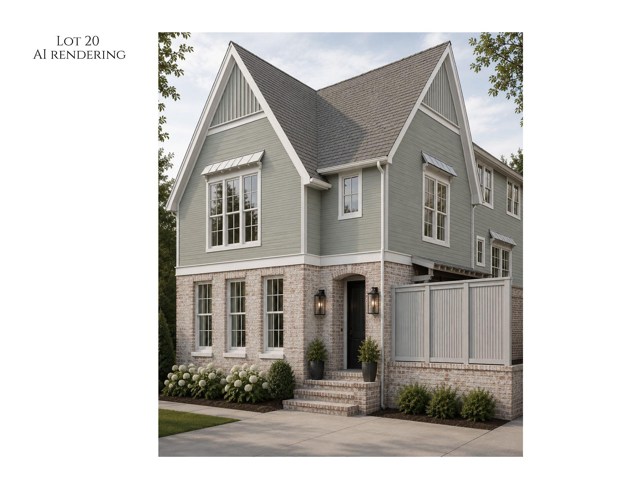 Lot 20 exterior rendering