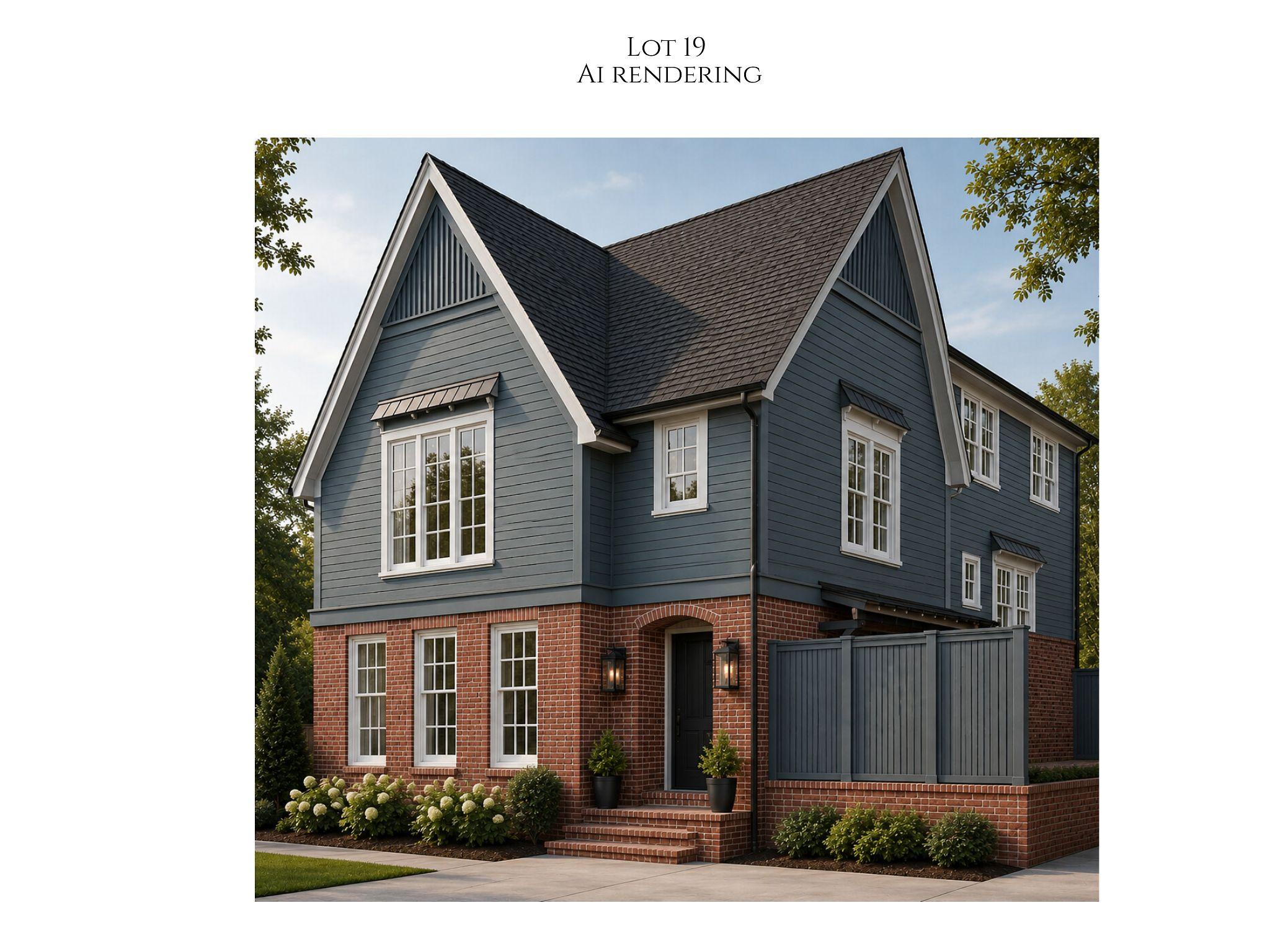Lot 19 exterior rendering